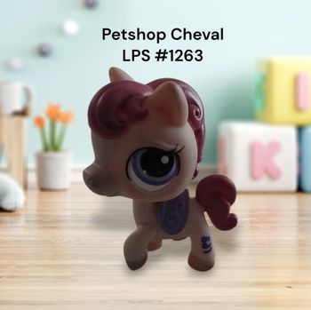 Little Petshop Cheval LPS #1263 Hasbro