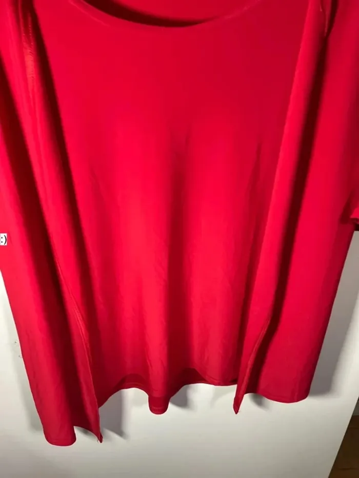Blouse rouge femme taille 46 / Justine - photo numéro 4