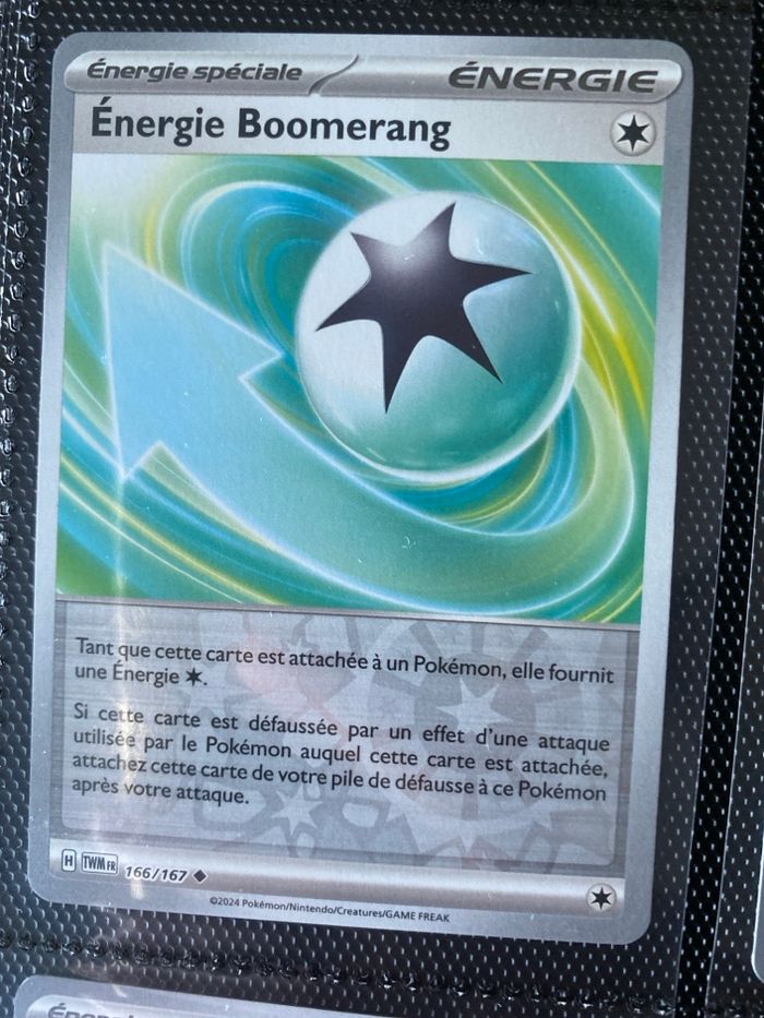 Carte Pokémon reverse neuf