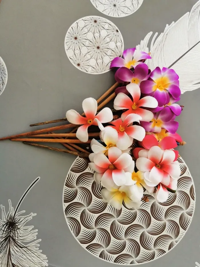 Lot Pic cheveux déco, coiffure fête fleurs - photo numéro 3