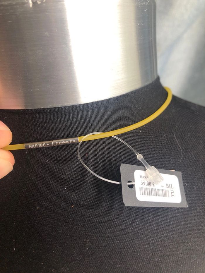 Collier bonbon réglisse et ourson Haribo - photo numéro 3
