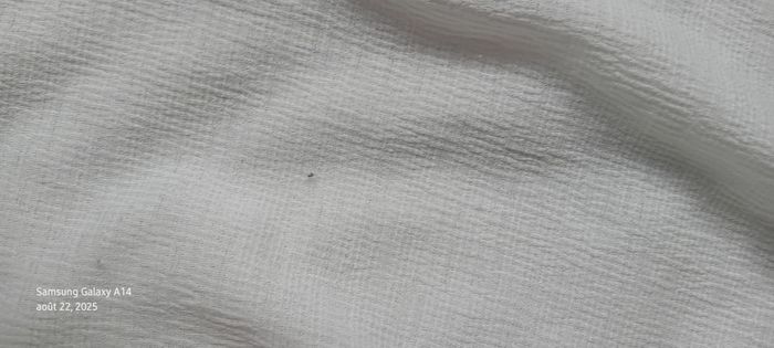 Haut blanc sans manches avec dentelle aspect gaufré fille 14 ans FPC - photo numéro 17