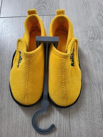 Chaussons enfant Kalibo jaune - 26/27