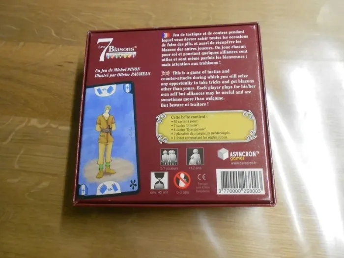 Jeu de cartes Les 7 Blasons des éditions Asyncron Games - photo numéro 3