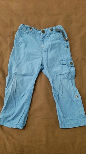 Pantalon/pantacourt 24 mois toile