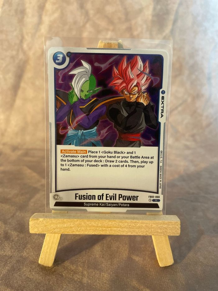 Carte Fusion of evil power - FB02 066 - Dbs fusion world