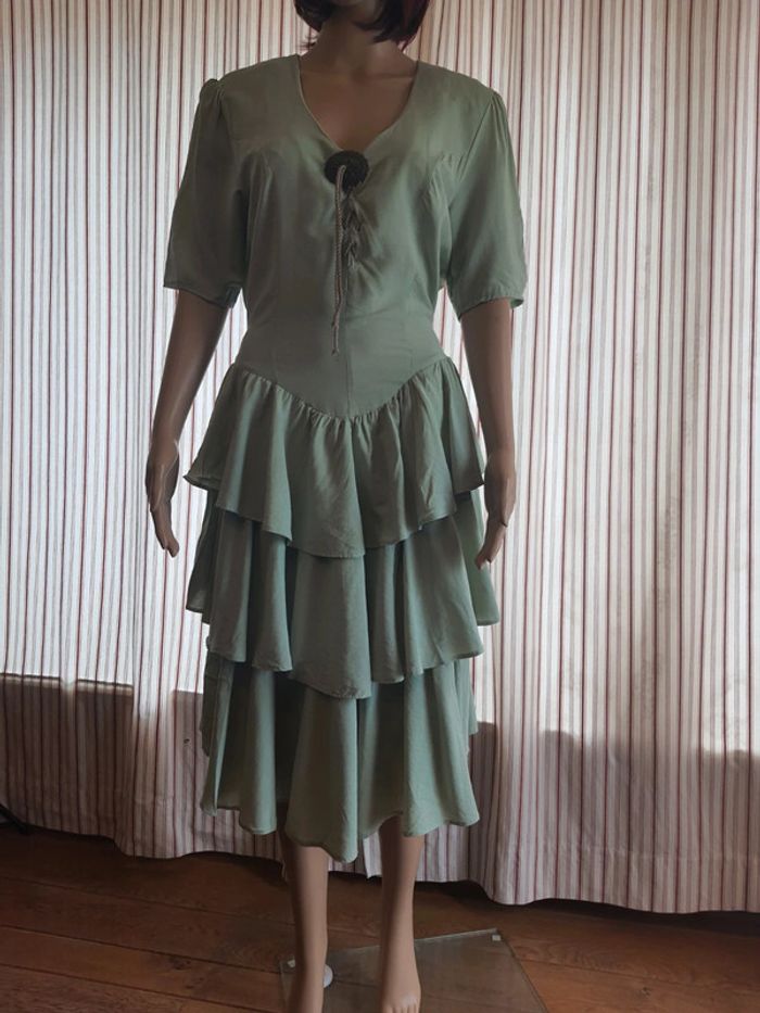 Magnifique robe Electric Blue taille 42 vert - photo numéro 3