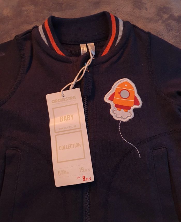 Boy: gilet zippé Explore mars 6 mois - photo numéro 6