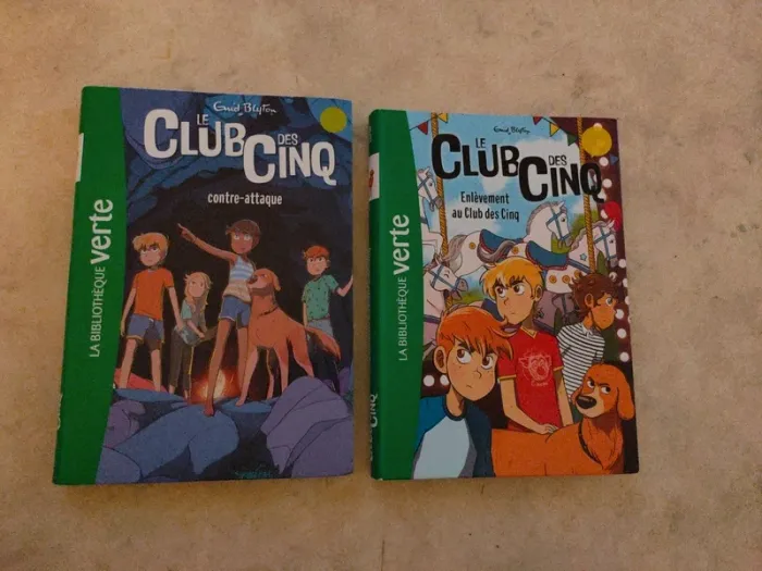 2 livres le club des cinq