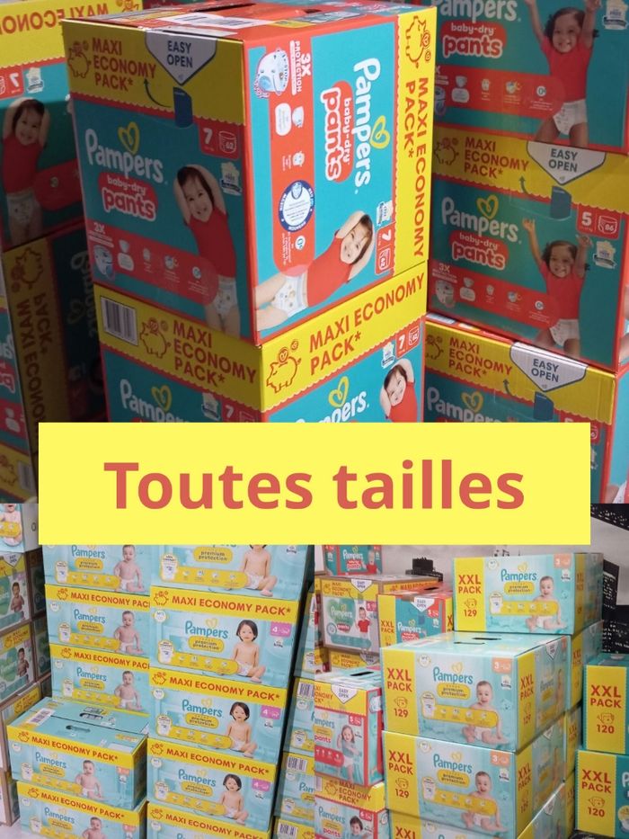 Pampers toute taille neuf jamais ouvert