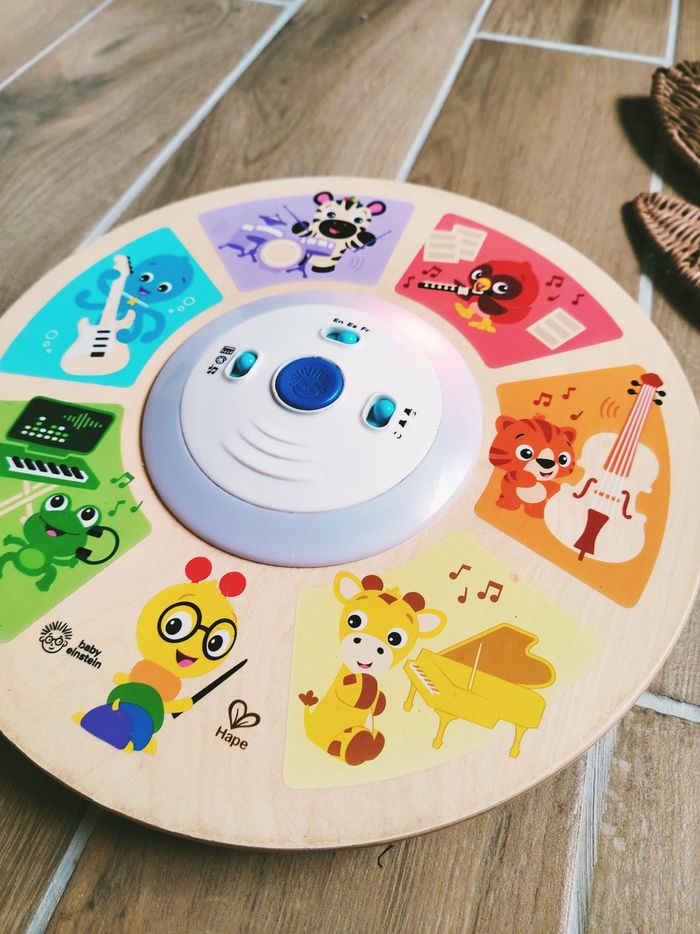 🎼Orchestre magic Touch sonore et lumineux en bois et plastique marque Hape - photo numéro 2