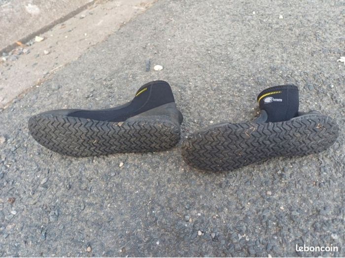 Chaussons de plongée, taille 35, épaisseur 3 mm - photo numéro 5