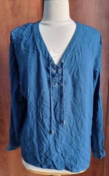 Blouse à manches retroussable taille 44