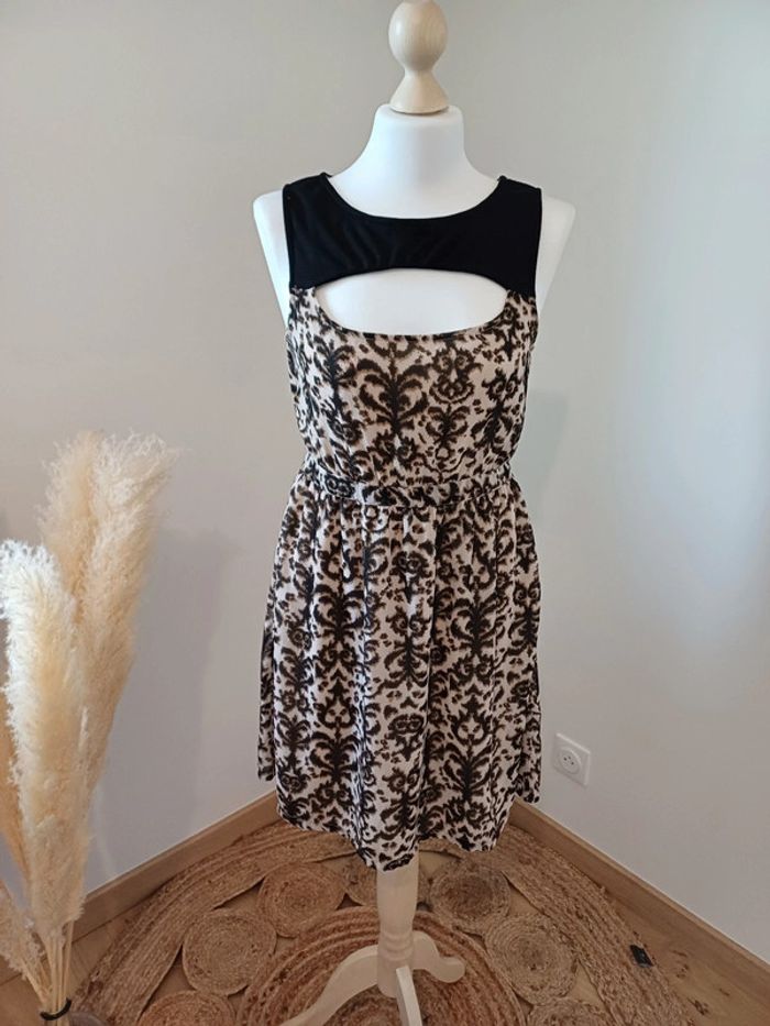 Robe chic à motifs TopStudio taille S 36