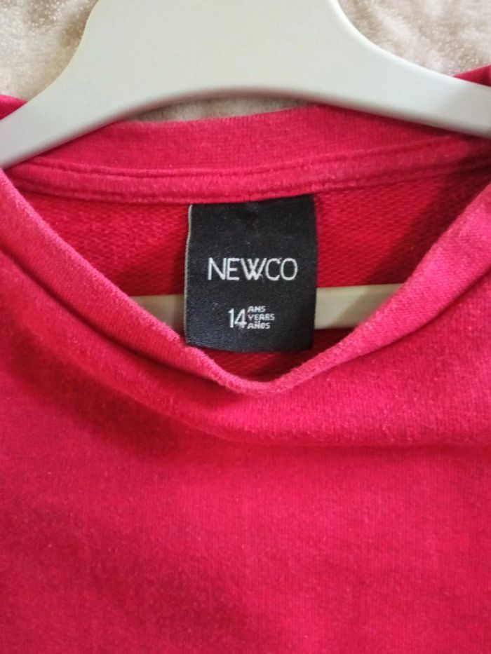 Sweat rouge/ 14 ans New Co - photo numéro 3