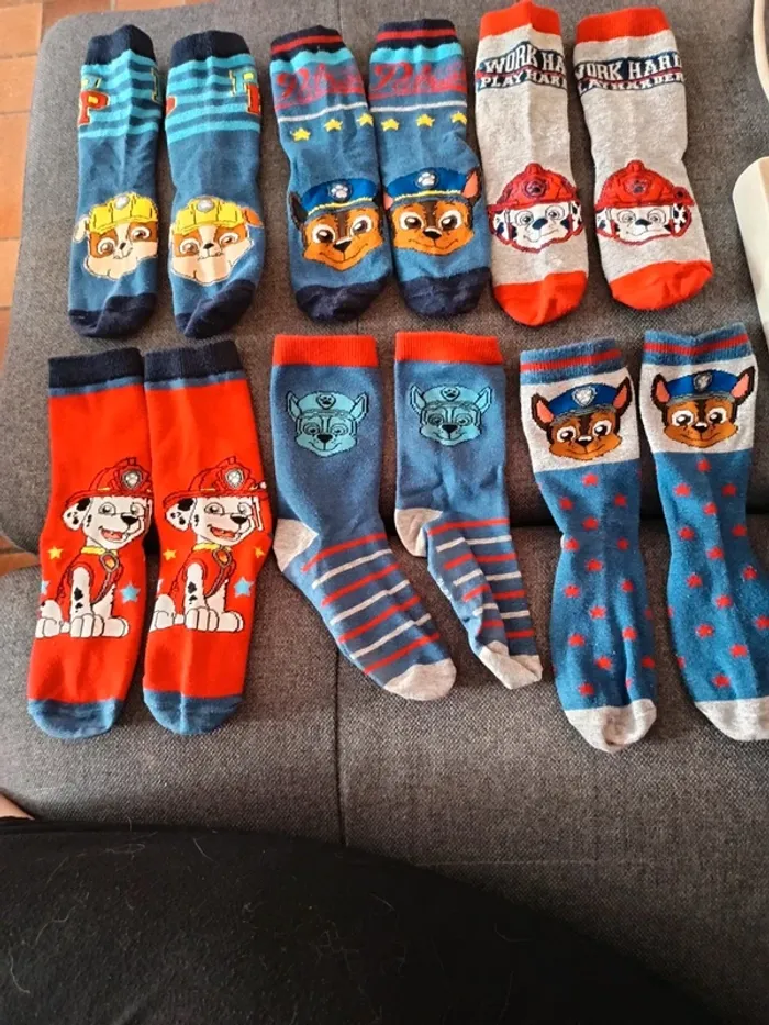 Chaussettes paw patrol taille 31/34