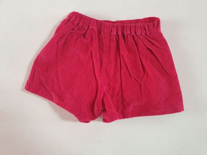 Short en velours fille jacadi 36 mois 3 ans rose fushia - photo numéro 5