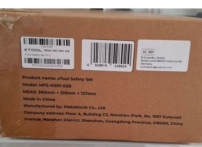 Kit de sécurité incendie Xtool safety set - photo numéro 2