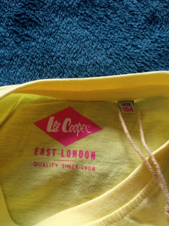 Tee-shirt jaune Lee Cooper en 10 ans - photo numéro 4