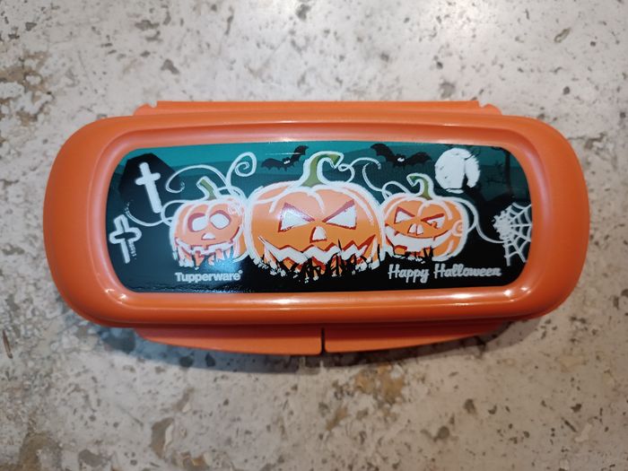 NEUF - Tupperware, boîte décor halloween