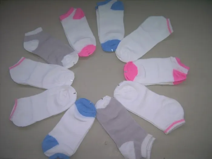 Lot 50 Paires Socquettes Naige Pour FEMME Bi Color 37/39 Neuf