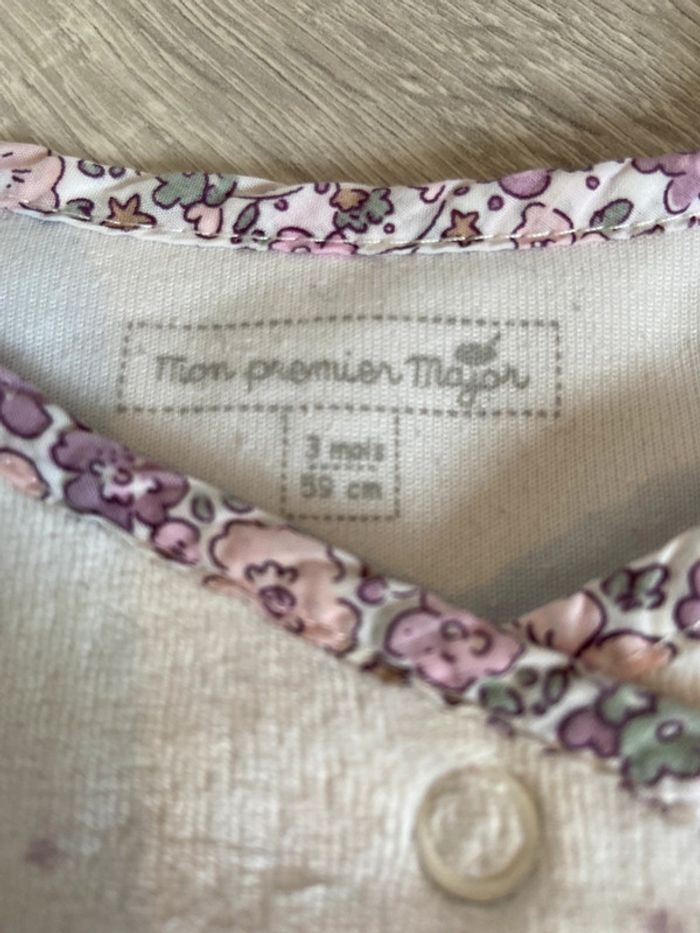 Pyjama grenouillère fille sergent major 3 mois - photo numéro 2