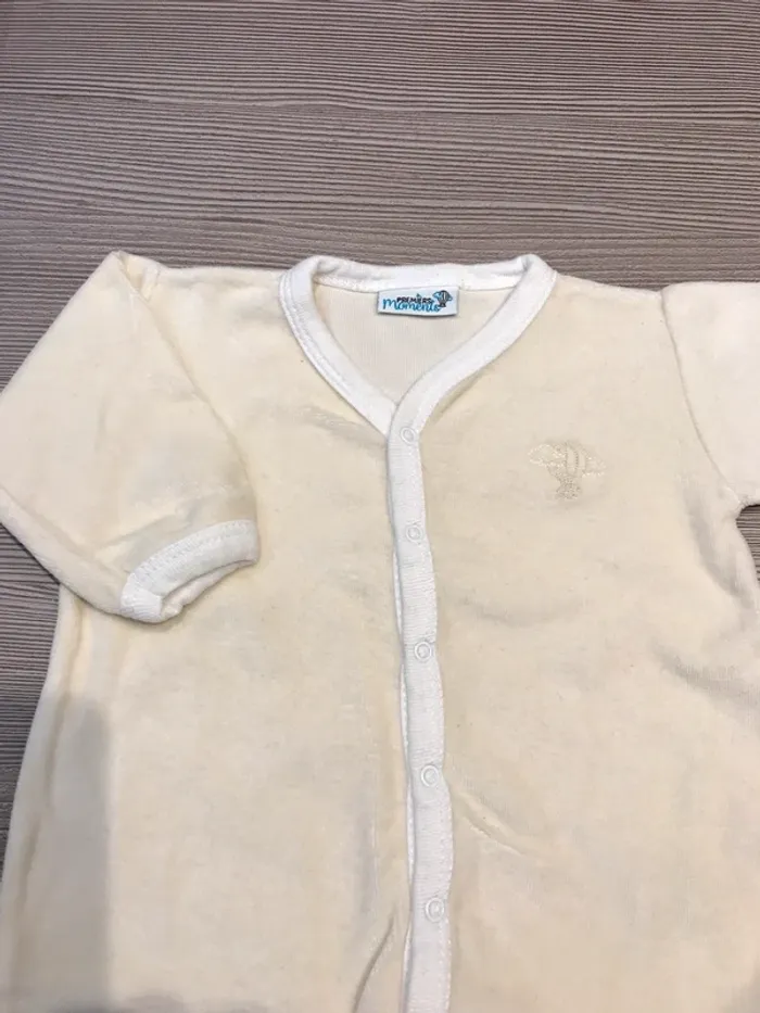 Pyjama velours garçon 3 mois - photo numéro 2