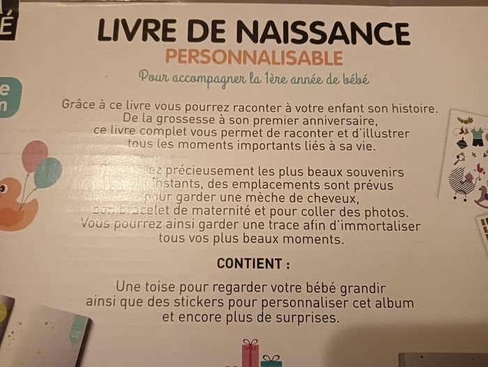 Livré de naissance 🎁 NEUF - photo numéro 3