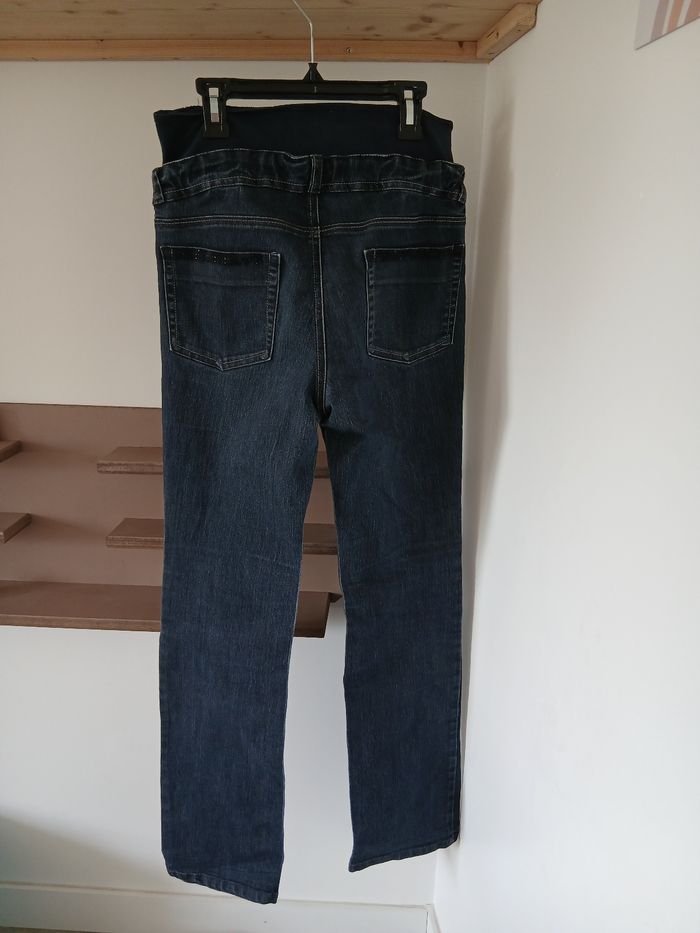 Jean de grossesse bleu foncé - photo numéro 2