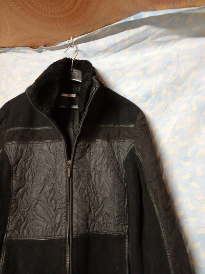 Manteau col doublé fourrure - photo numéro 5