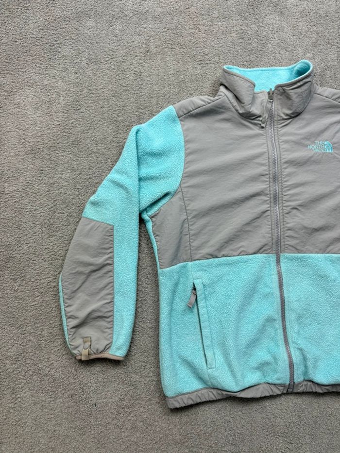 Veste polaire The north face bleu et gris taille XL ( fille ) - photo numéro 4