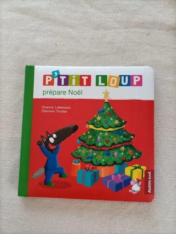 Livre P'tit Loup prépare Noël