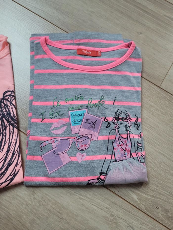 lot 3 tee shirts manches longues 12 ans - photo numéro 5