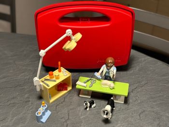 Playmobil valisette vétérinaire