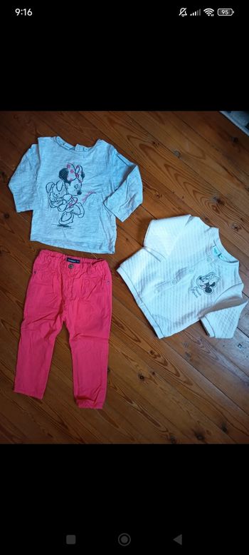 Ensemble vêtements fille 18 mois