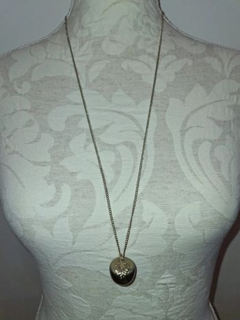 Collier dorée pomme vintage