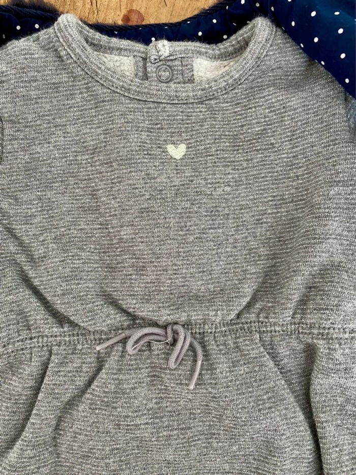 Ensemble robe pull + gilet 6 mois - photo numéro 2