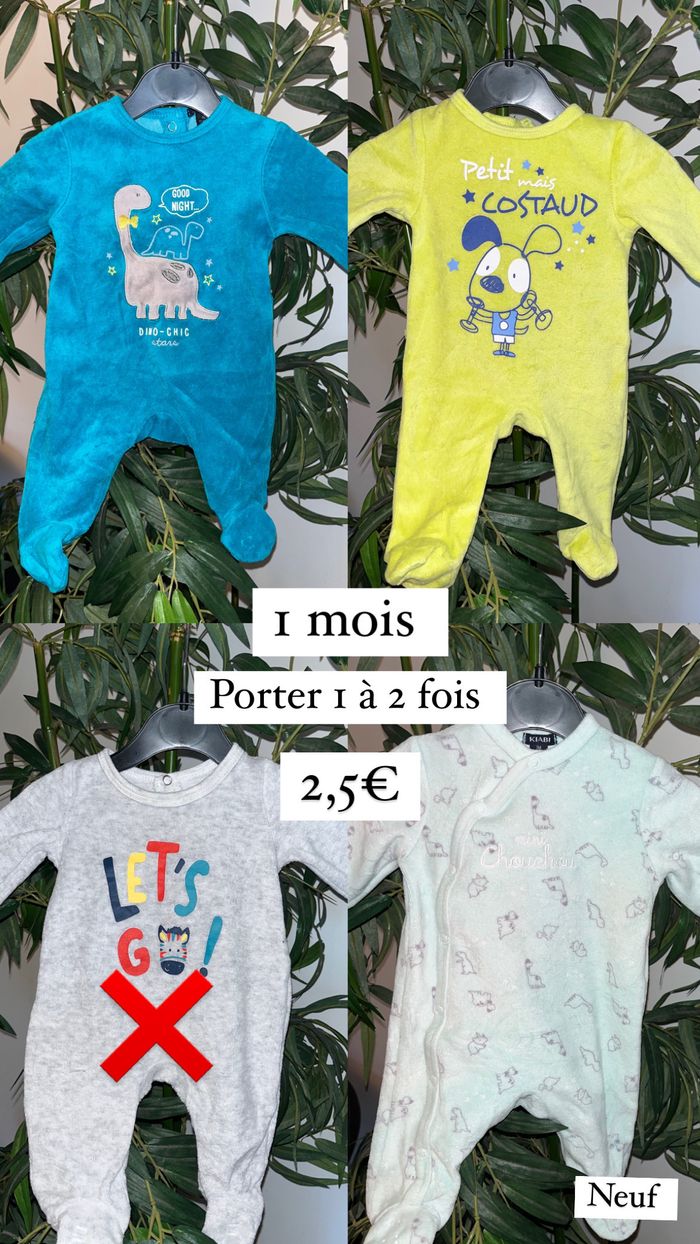 Grenouillère fille ou garçons - photo numéro 3