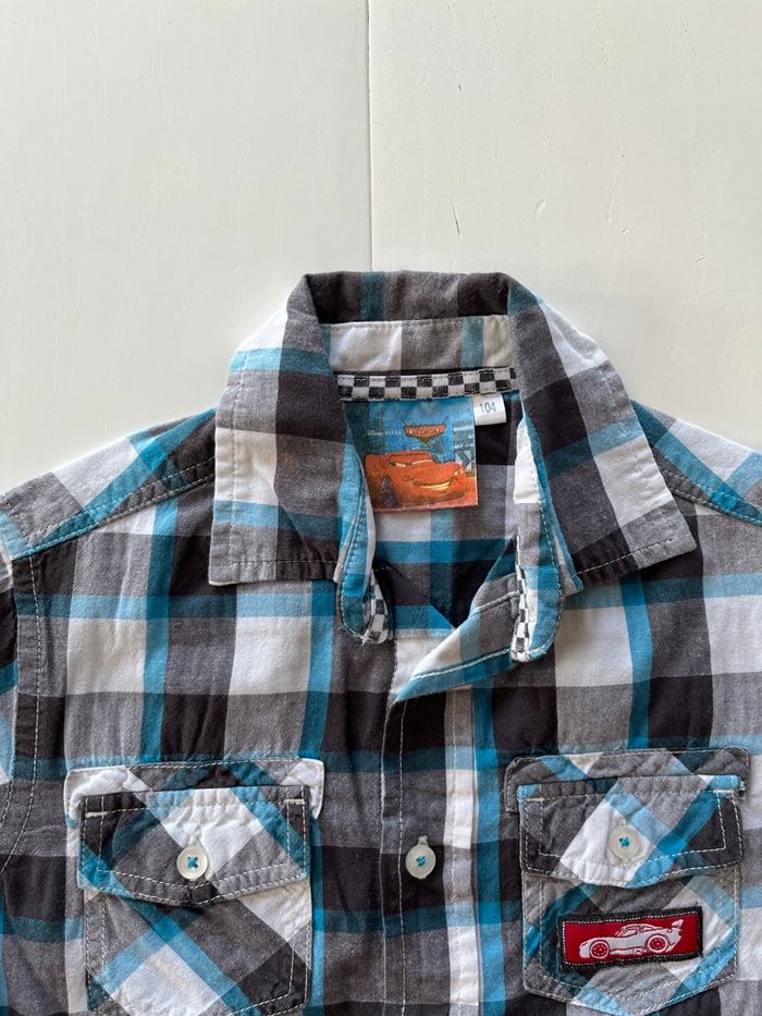 Chemise à carreaux Cars 4 ans - photo numéro 2