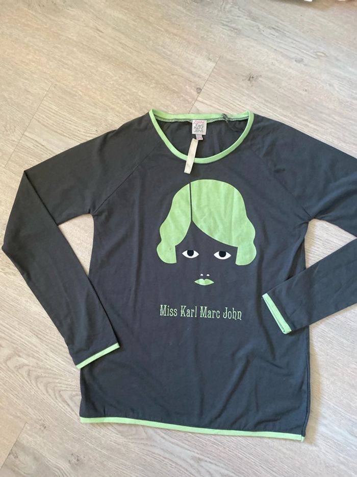 T-shirt tee shirt Little Karl Marc John 14 16 ans Neuf