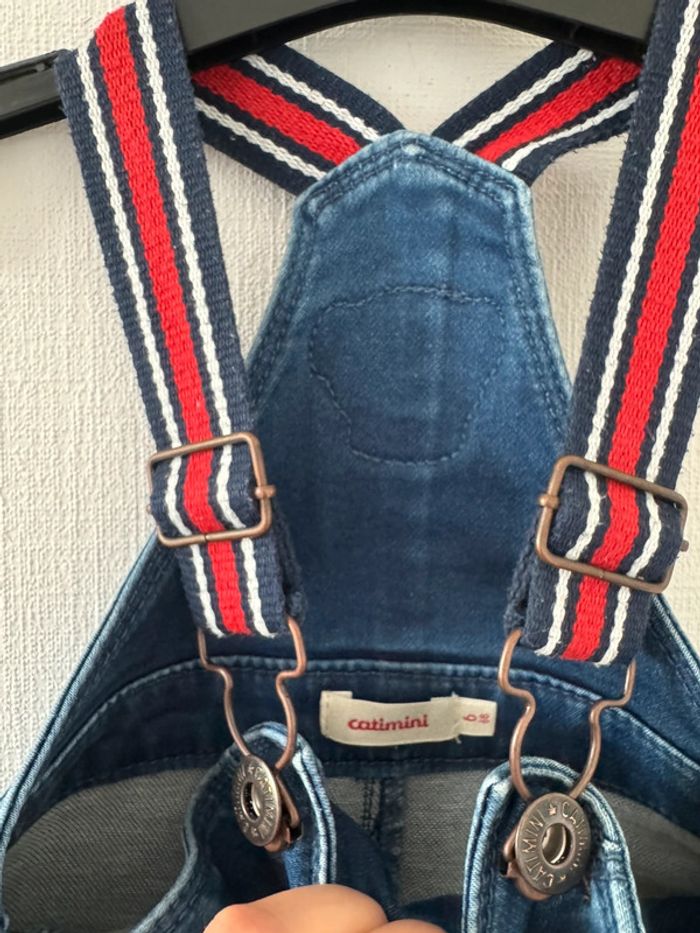 Salopette en jean - taille 6 mois 🌼 - photo numéro 2