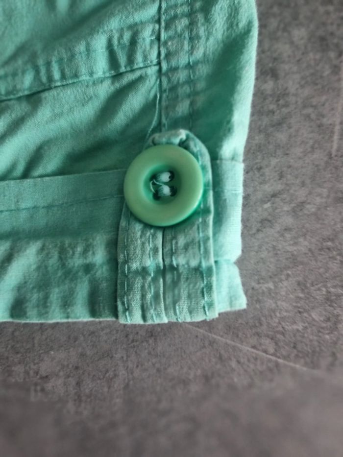 Short style cargo élastiqué femme - Taille 40 / L - E&D - Vert d'eau - photo numéro 6