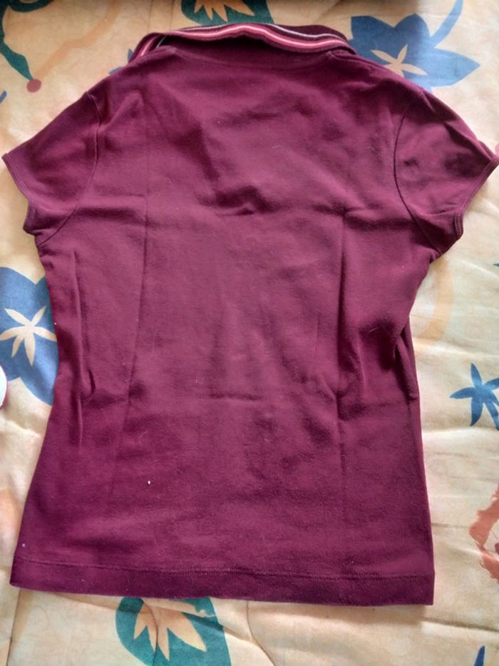 Tee shirt Promod Bordeau taille 36 - photo numéro 5