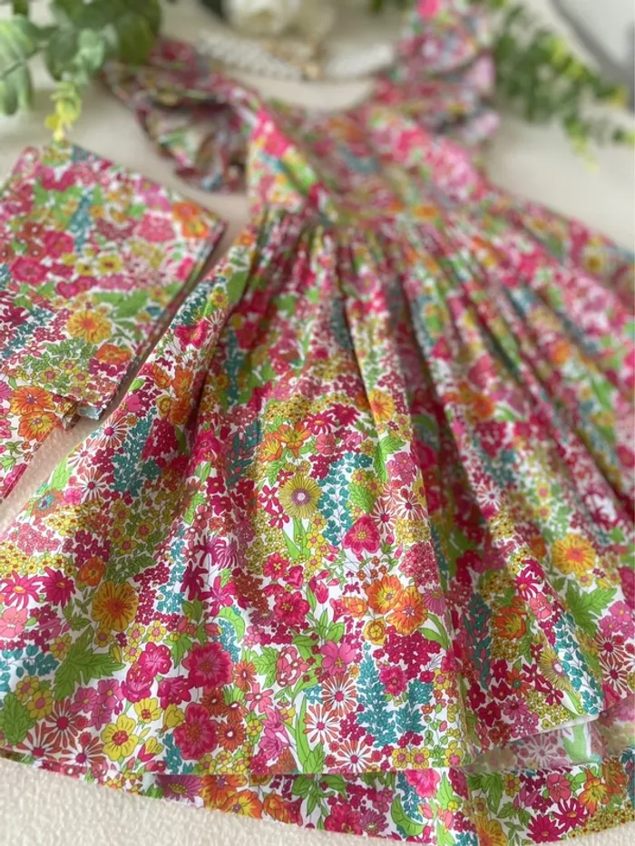 👗 Robe Jacadi – Collection Cérémonie – Liberty Ciara – Taille 3 ans - photo numéro 2