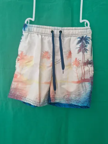 Short de bain imprimé palmiers 3 ans Tissaia