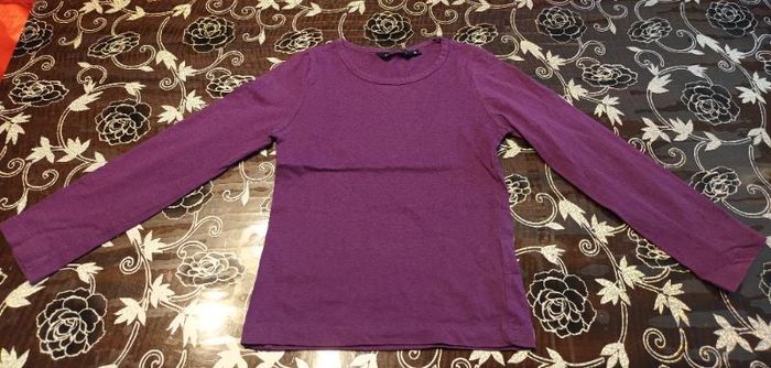 Tee-shirt manches longues violet