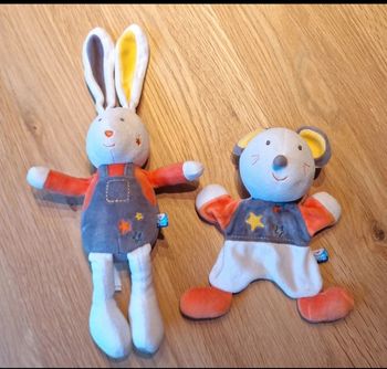 Lot de 2 doudous Sucre d'Orge