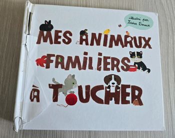 Livre mes animaux familiers à toucher