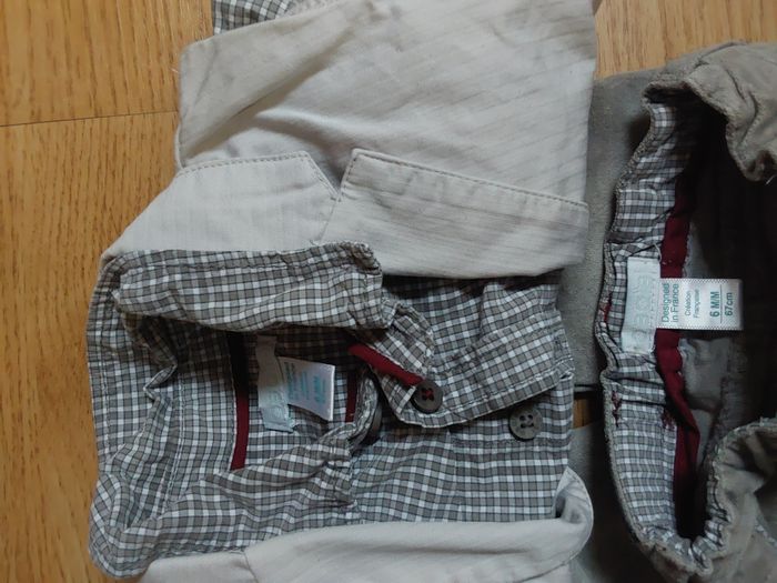 ensemble 3 pièce bebe garçon taille 6mois - photo numéro 4