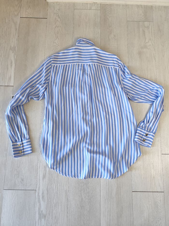 Chemise rayé bleu et blanc - photo numéro 2